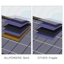 ALLPOWERS 400W / 200W / 140W / 100W / 60W Solar Charger,Portable Waterproof Foldable Solar Panel for Camping RV Garden Roof