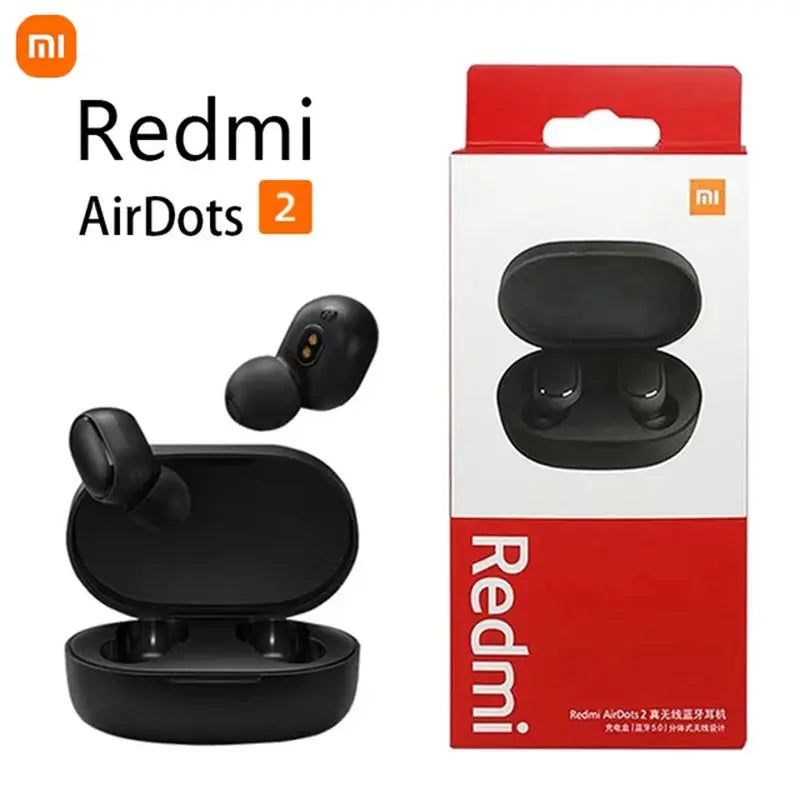 Xiaomi Redmi Airdots 2 Wireless Bluetooth Headset with Mic Earbuds Airdots 2 Fone Bluetooth Earphones Wireless Headphones
