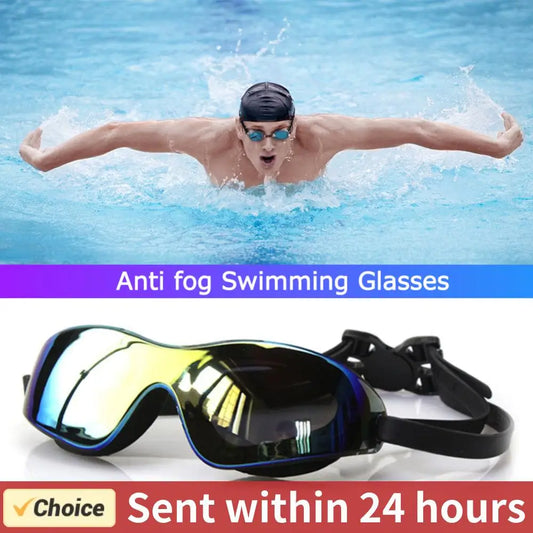 Swimming Goggles Anti-Fog Professional Swim Glasses No Leaking Electroplate Diving Glasses for Women Men Youth Kids