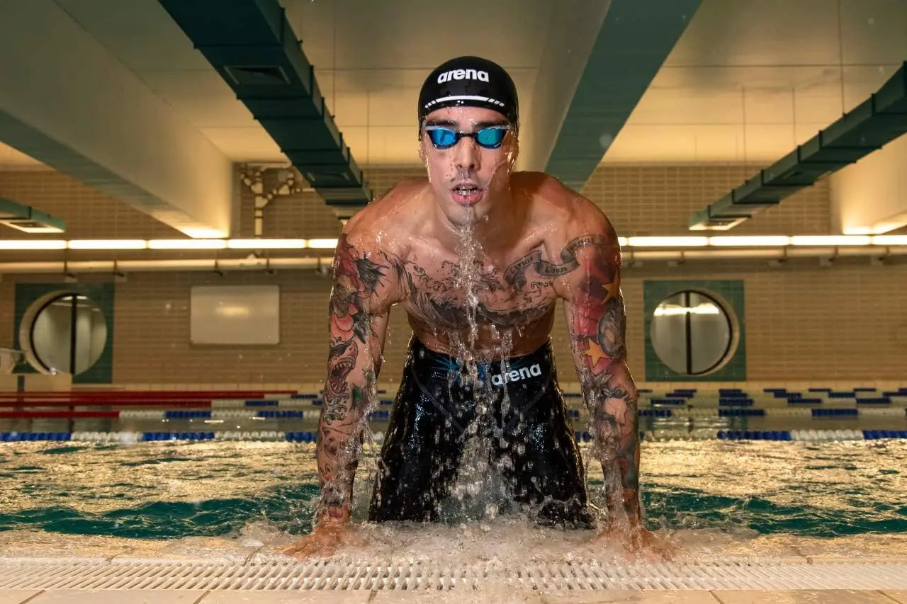 ARENA waterproof and anti fog racing professional high-definition swimming goggles UV400 competition training swimming equipment