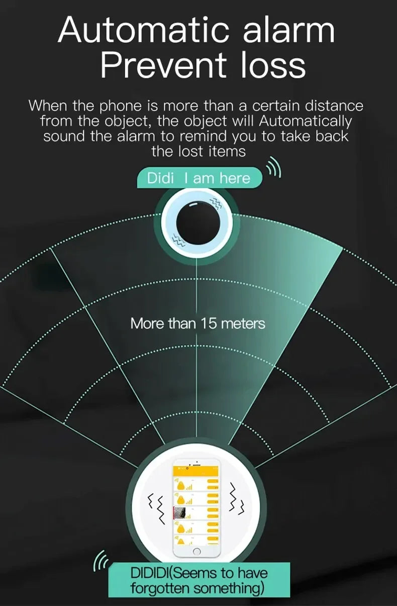Xiaomi Mini GPS Tracker Bluetooth 5.0 Anti-Lost Device Pet Kids Bag Wallet Tracking IOS Android Smart Finder Locator Accessory