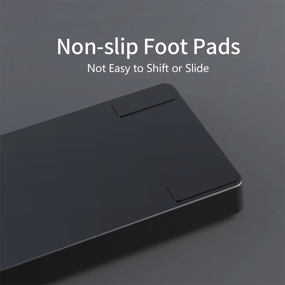 81 Keys Gaming Keyboard Wrist Rest Pad Ergonometric Anti-Slip Rubber Stable Base Palm Rest Keyboard Game Accessories