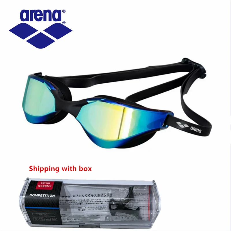 ARENA waterproof and anti fog racing professional high-definition swimming goggles UV400 competition training swimming equipment