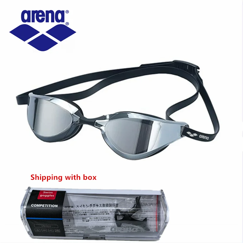 ARENA waterproof and anti fog racing professional high-definition swimming goggles UV400 competition training swimming equipment