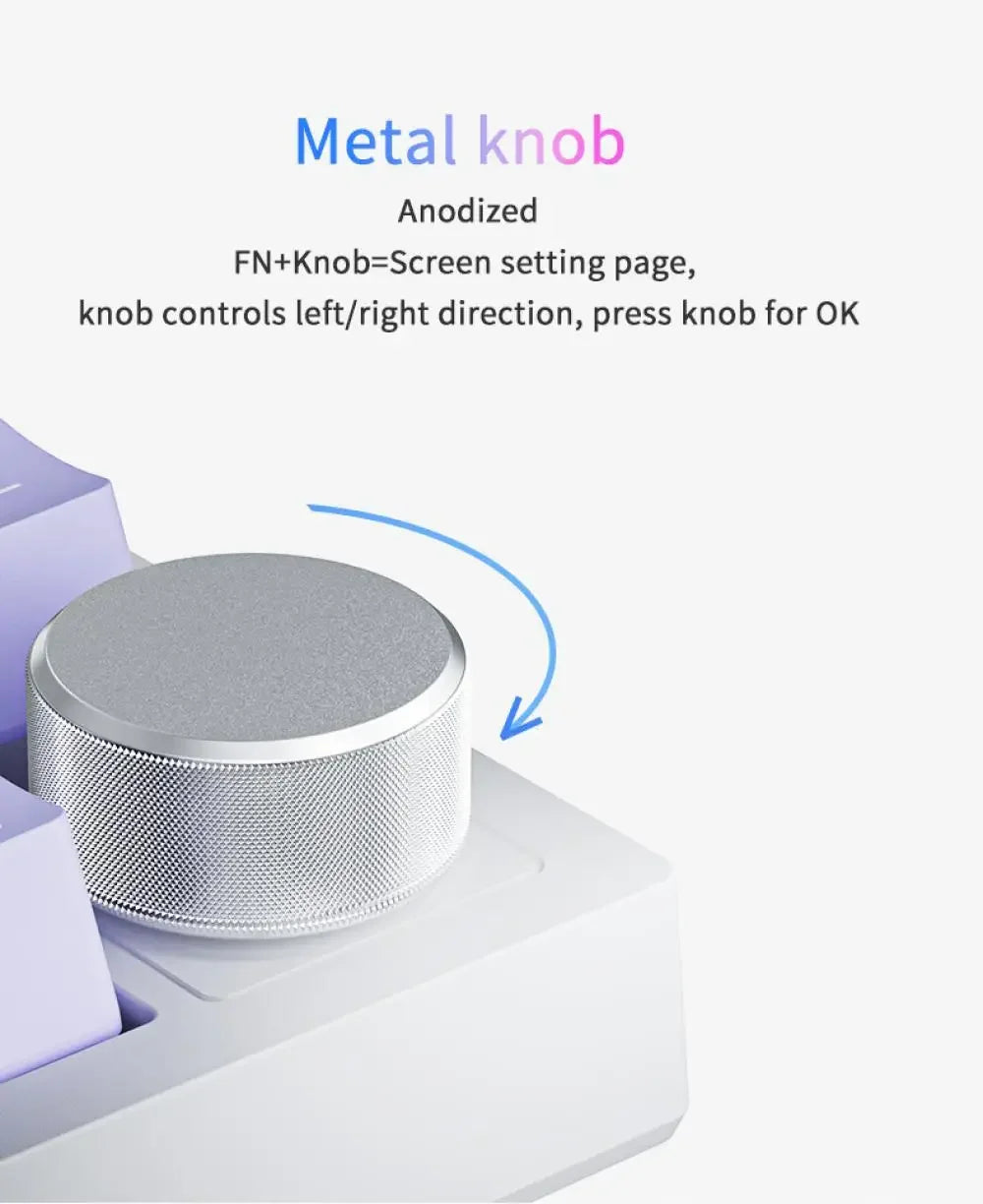 Ajazz Ak820 RGB Tri-Mode Gaming Mechanical Keyboard 82 Key Bluetooth 2.4GHz Wireless Gamer Keyboard Custom Gasket for Pc Laptop