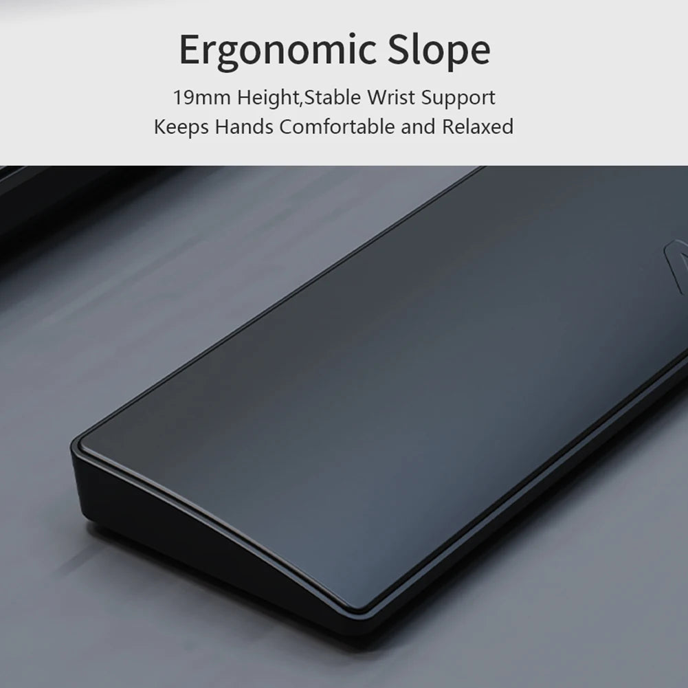 81 Keys Gaming Keyboard Wrist Rest Pad Ergonometric Anti-Slip Rubber Stable Base Palm Rest Keyboard Game Accessories