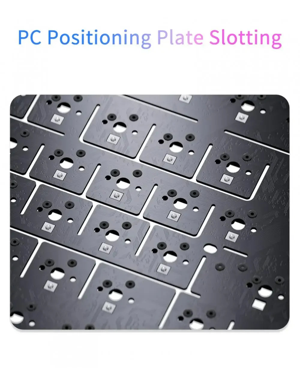 Ajazz Ak820 RGB Tri-Mode Gaming Mechanical Keyboard 82 Key Bluetooth 2.4GHz Wireless Gamer Keyboard Custom Gasket for Pc Laptop