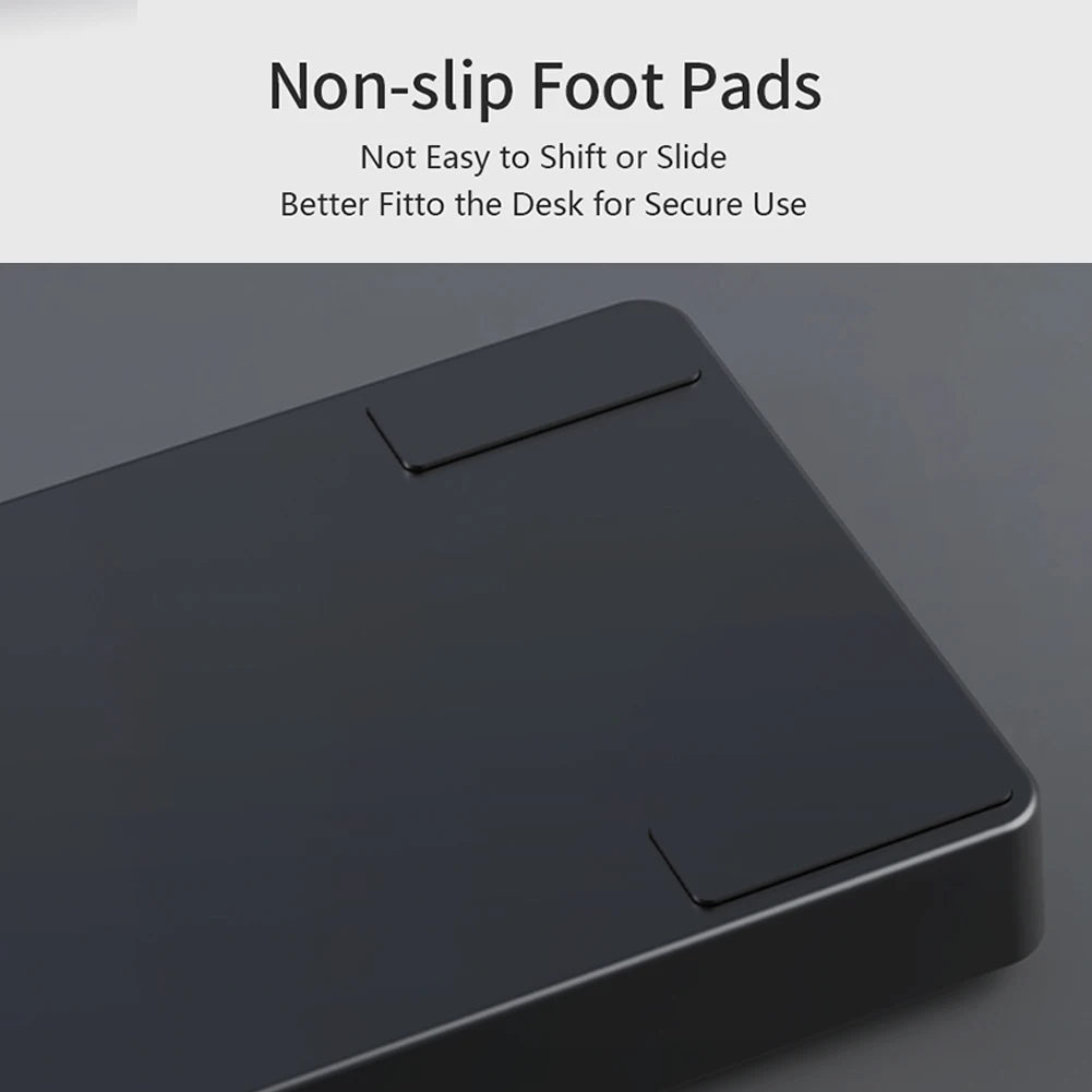 81 Keys Gaming Keyboard Wrist Rest Pad Ergonometric Anti-Slip Rubber Stable Base Palm Rest Keyboard Game Accessories