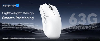 ATTACK SHARK X11 PixArt PAW3311 Three Mode Wireless Gamer Mouse Charging Dock Gaming Sensor, BT/2.4G Wireless Mouse