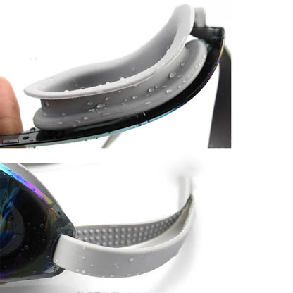 Swimming Goggles Anti-Fog Professional Swim Glasses No Leaking Electroplate Diving Glasses for Women Men Youth Kids