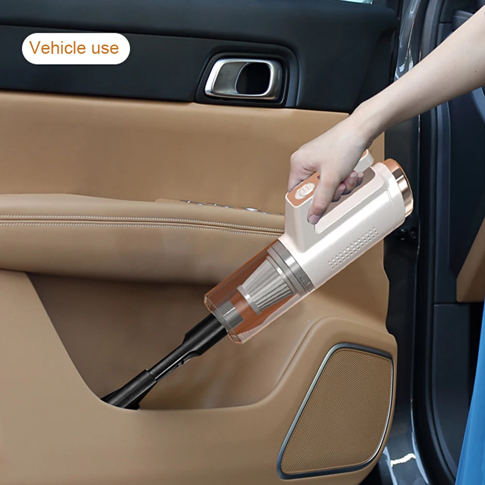 Portable Dust Buster Cordless Handheld Vacuum Cleaner 35500RPM Handheld Dust Collector 13000Pa Mini Car Hoover Home Car Dual Use