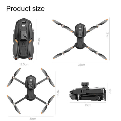 V168 PRO MAX GPS Drone Professional 8K Camera Aerial FPV Brush Avoiding Obstacle with Large Screen Remote Control Folding Drone