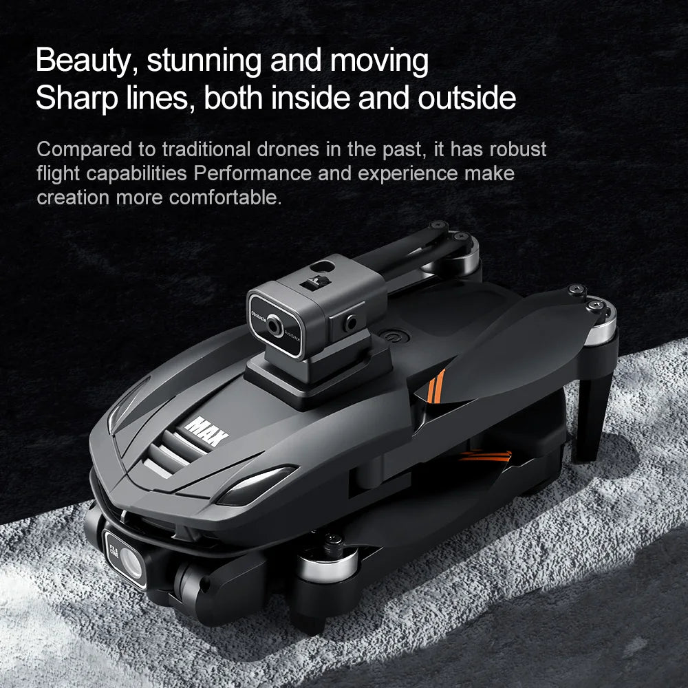 V168 PRO MAX GPS Drone Professional 8K Camera Aerial FPV Brush Avoiding Obstacle with Large Screen Remote Control Folding Drone
