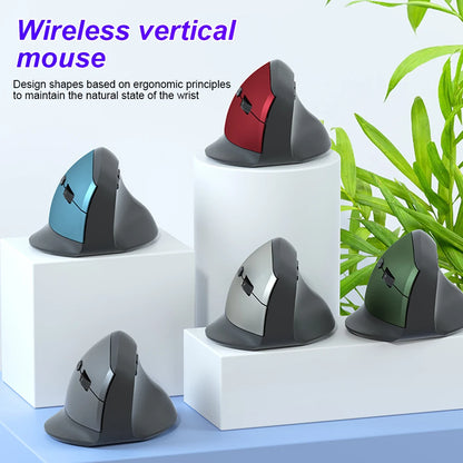 Bluetooth Mouse Vertical Mouse Ergonomic 2.4G Wireless Optical Mice 3 Adjustable DPI 800/1200/1600 6 Buttons for Laptop Desktop