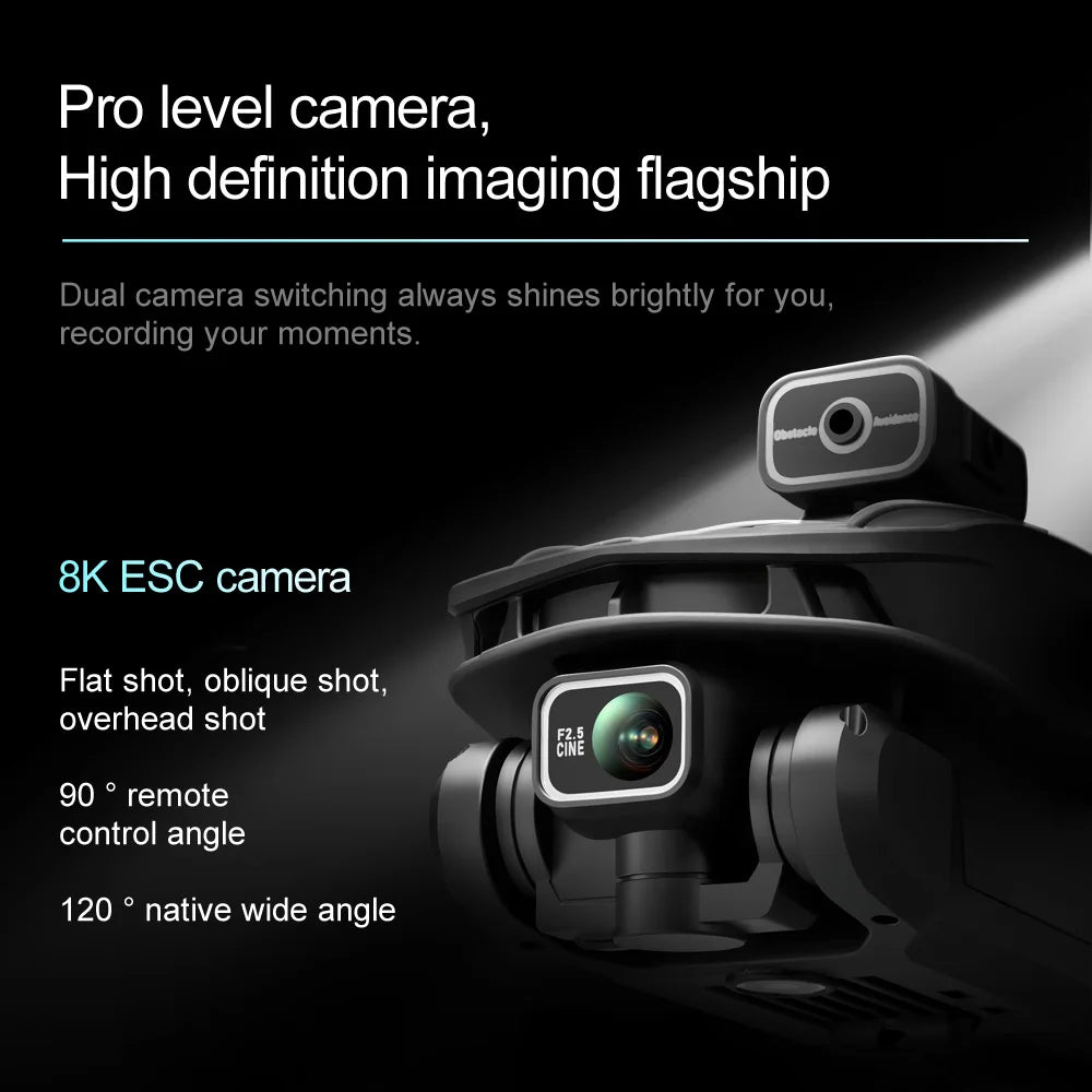 V168 PRO MAX GPS Drone Professional 8K Camera Aerial FPV Brush Avoiding Obstacle with Large Screen Remote Control Folding Drone