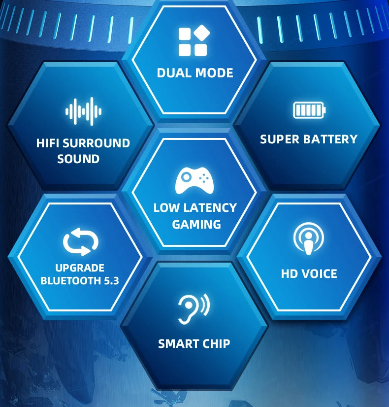 Lenovo GM2 Pro Gaming Earphones Bluetooth 5.3 Sport Headset Dual Mode HD Call Noise Reduction Earbuds with Mic Music Earphones