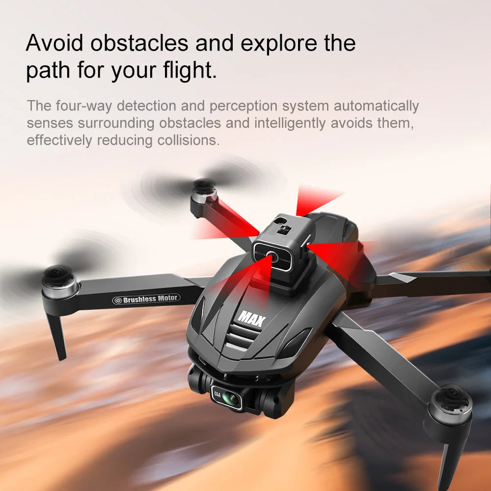 V168 PRO MAX GPS Drone Professional 8K Camera Aerial FPV Brush Avoiding Obstacle with Large Screen Remote Control Folding Drone