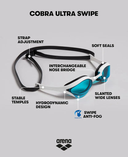 ARENA waterproof and anti fog racing professional high-definition swimming goggles UV400 competition training swimming equipment