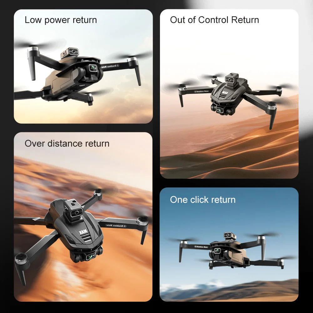 V168 PRO MAX GPS Drone Professional 8K Camera Aerial FPV Brush Avoiding Obstacle with Large Screen Remote Control Folding Drone