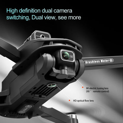 V168 PRO MAX GPS Drone Professional 8K Camera Aerial FPV Brush Avoiding Obstacle with Large Screen Remote Control Folding Drone