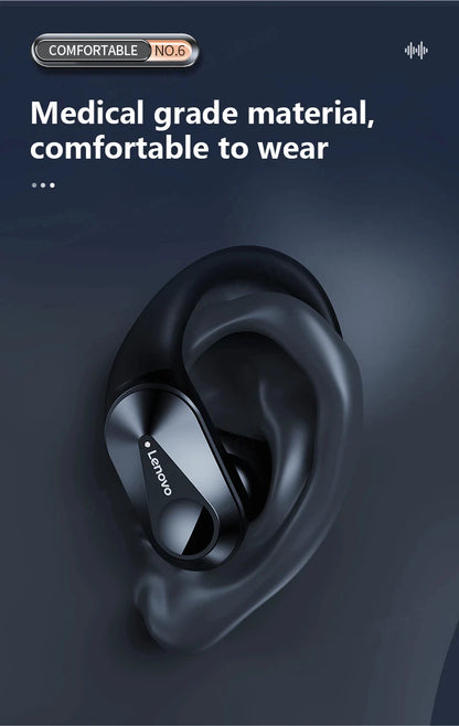 Ship From US Lenovo LP75 Bluetooth 5.3 Headphones Wireless Music Earphones LED Digital Display Noise Reduction Game Earbuds New