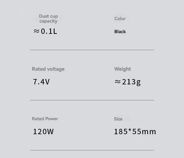 Car Cordless Vacuum Cleaner Portable Large Suction Household Cleaning Equipment Handheld Dust Collector Small Mini Dust Blower