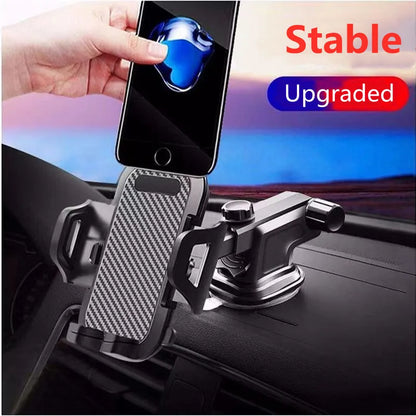2025 NEW Universal Sucker Car Phone Holder 360° Windshield Car Dashboard Mobile Cell Support Bracket for Smartphones