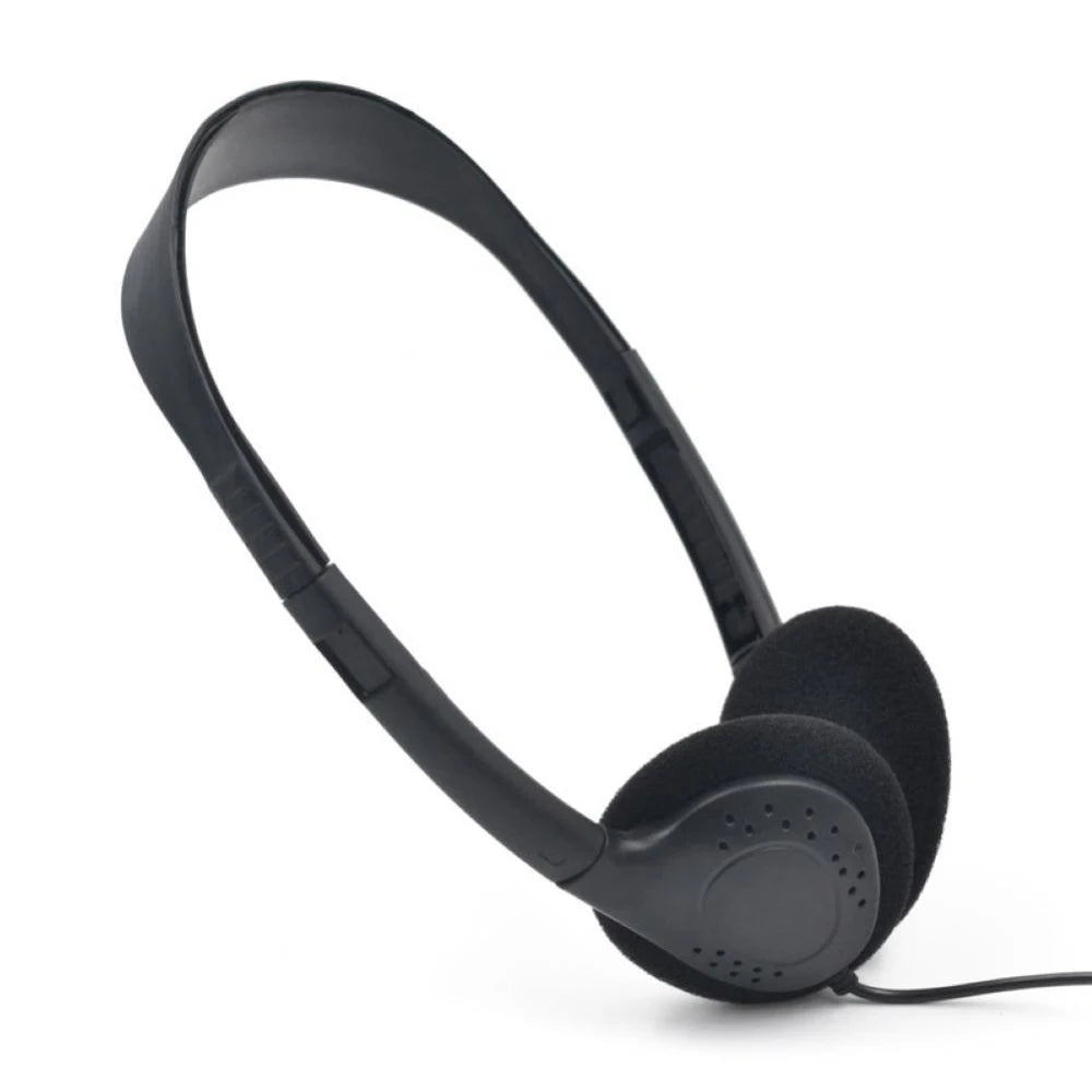 Comfortable Wearing Noise Reduction ABS Portable Headphone Wired Headset Earbud Stereo 3.5mm Clear Gaming for Gamer