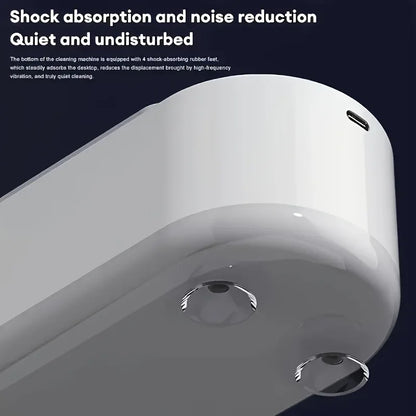 1pc High-Frequency Ultrasonic Glasses Cleaner Machine - Wireless Control, Multi-Purpose Cleaning for Eyewear and Accessories