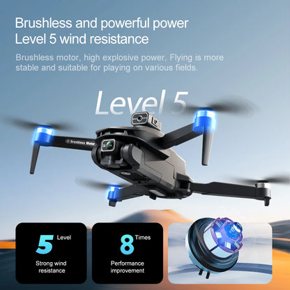 V168 PRO MAX GPS Drone Professional 8K Camera Aerial FPV Brush Avoiding Obstacle with Large Screen Remote Control Folding Drone